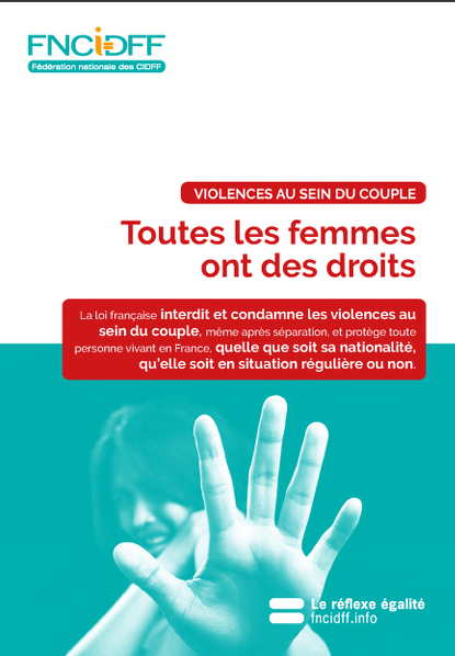 Plaquette de présentation – Violences au sein du couple – Toutes les femmes ont des&nbsp;droits