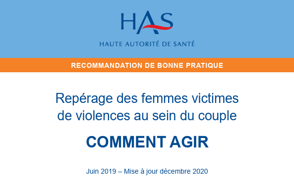 Repérage des femmes victimes de violences au sein du couple